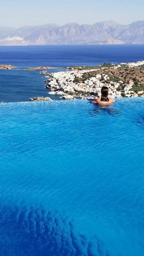 Villa Estee, Luxury Villa With Private Infinity Pool And Jacuzzi Elounda  Exterior photo