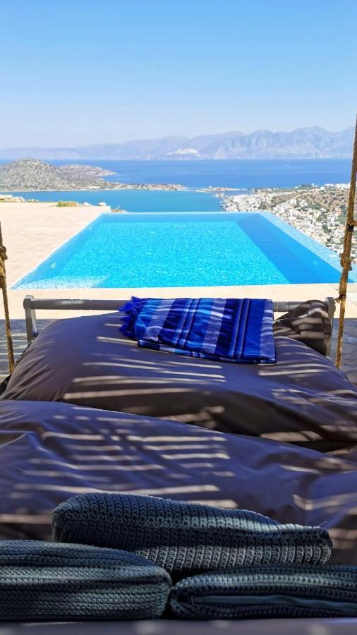 Villa Estee, Luxury Villa With Private Infinity Pool And Jacuzzi Elounda  Exterior photo