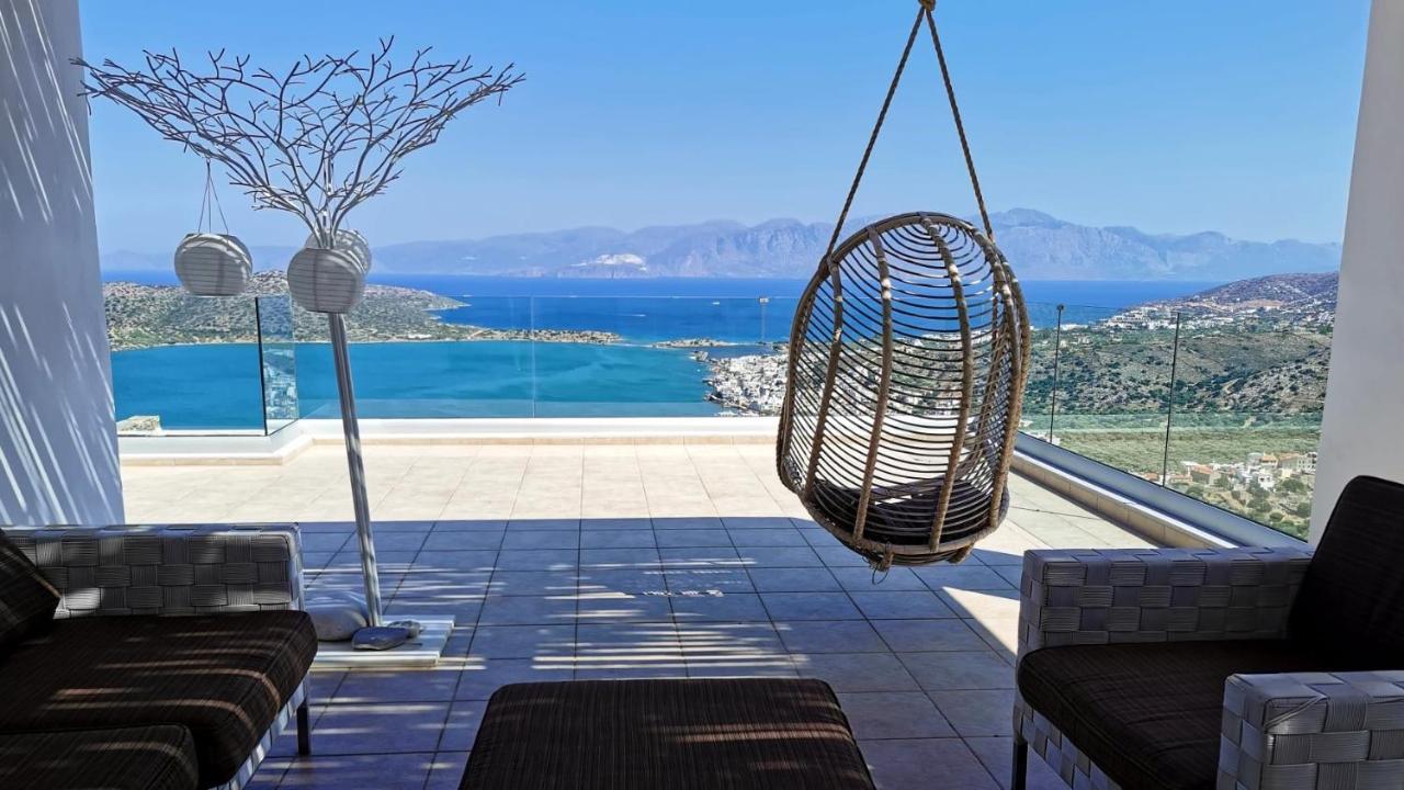 Villa Estee, Luxury Villa With Private Infinity Pool And Jacuzzi Elounda  Exterior photo