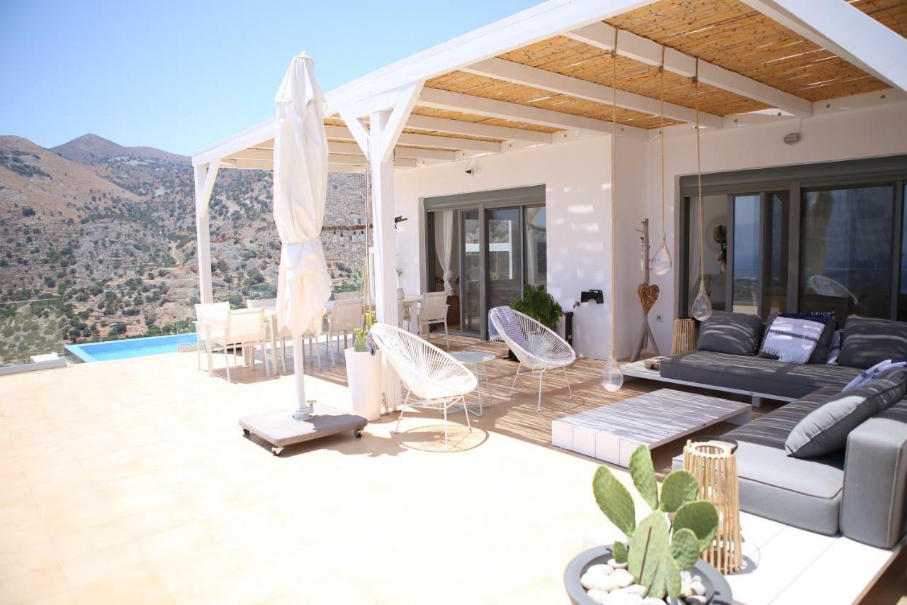 Villa Estee, Luxury Villa With Private Infinity Pool And Jacuzzi Elounda  Exterior photo
